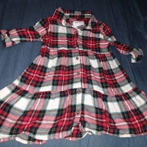 3T Old Navy flannel sweater type dress